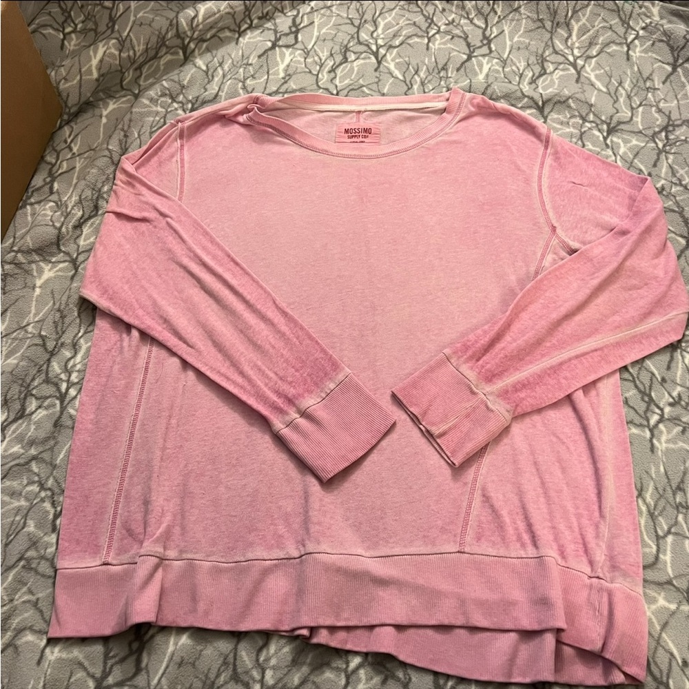 Mossimo Supply Co Light Purple Pink Sweatshirt 2X
